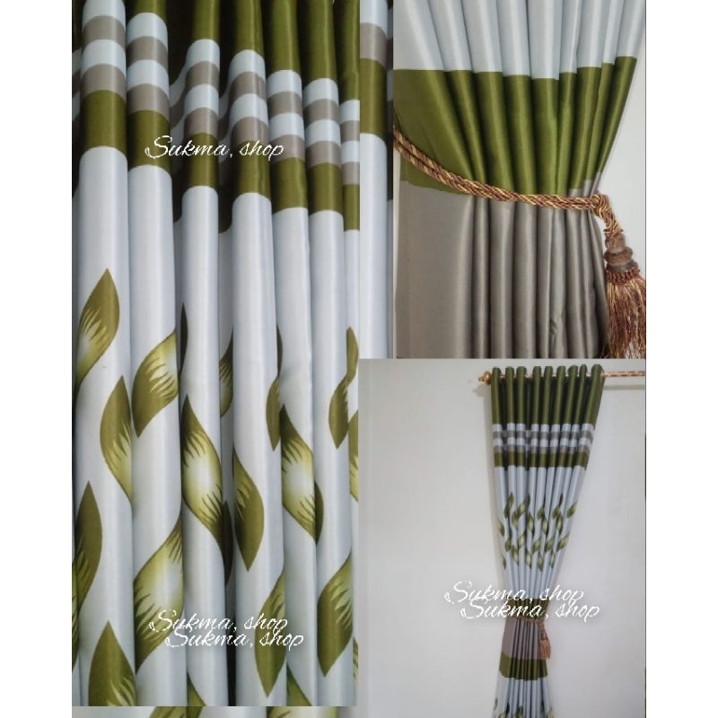 gorden jendela pintu gorden rumah minimalis terbaru model smokring