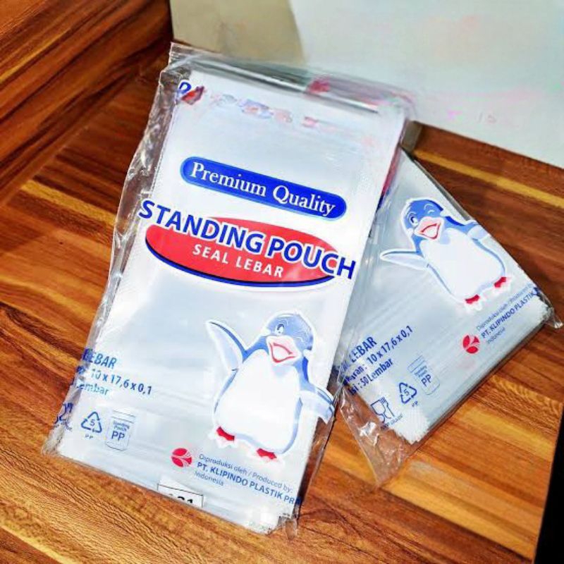 plastik standing pouch 10x17