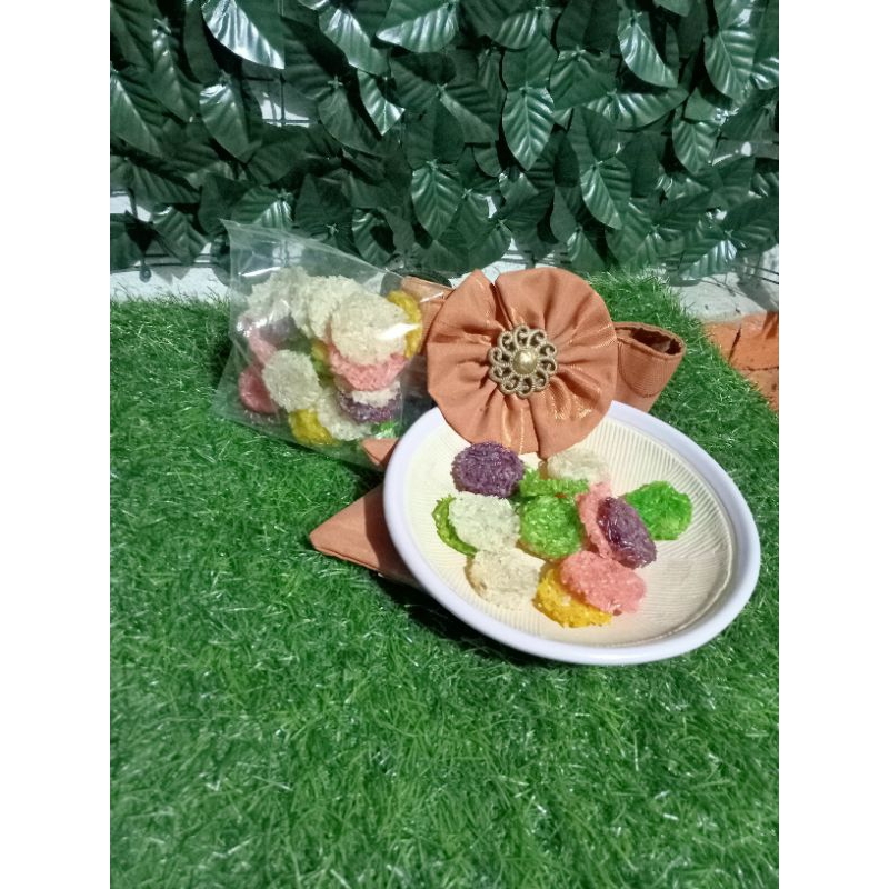 

MURAH!! Rengginang mini nentah per 1pcs rasa bervariasi campur