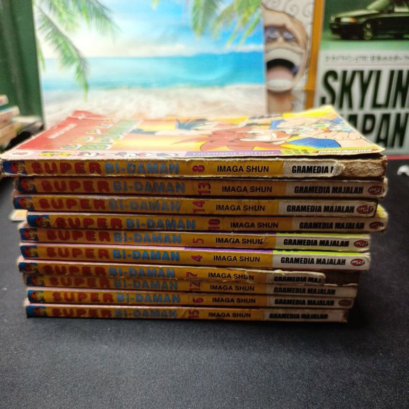 (bisa cod) komik super bi-daman 1-15 / Battle B-daman preloved original
