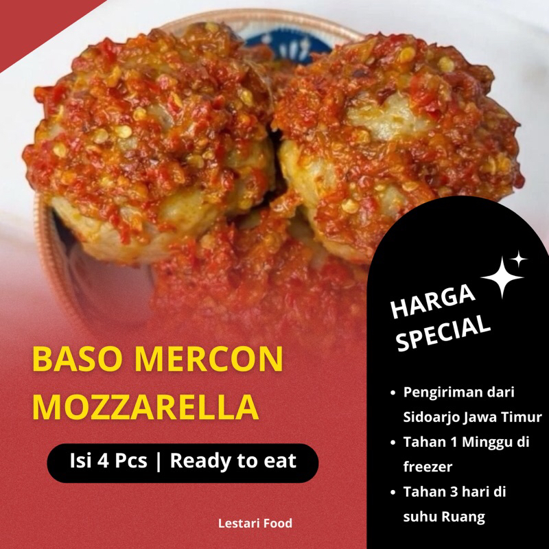 

BASO CIMOD MOZZA - BASO URAT ISI MOZARELLA
