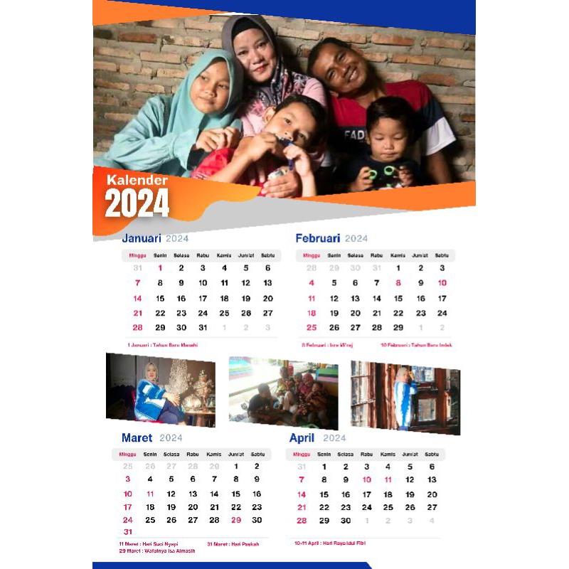 

KALENDER 2025 SETAHUN 3/4 LEMBAR COSTUME/FREE DESAIN