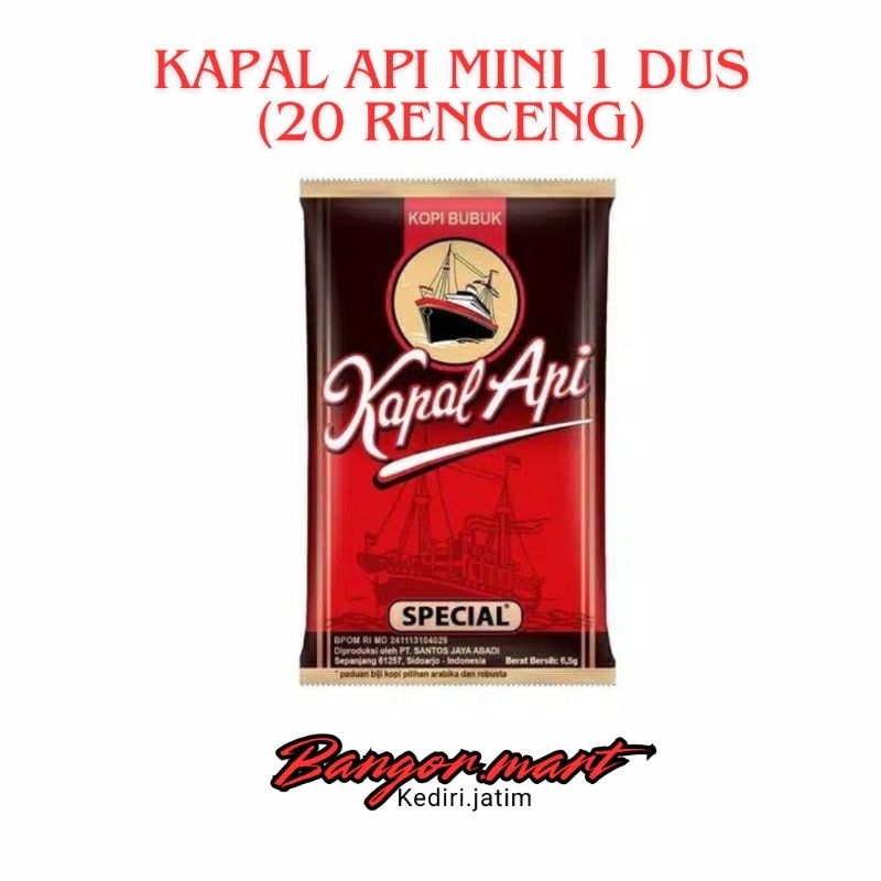 

kapal api mini 6,5 gram 1 dus