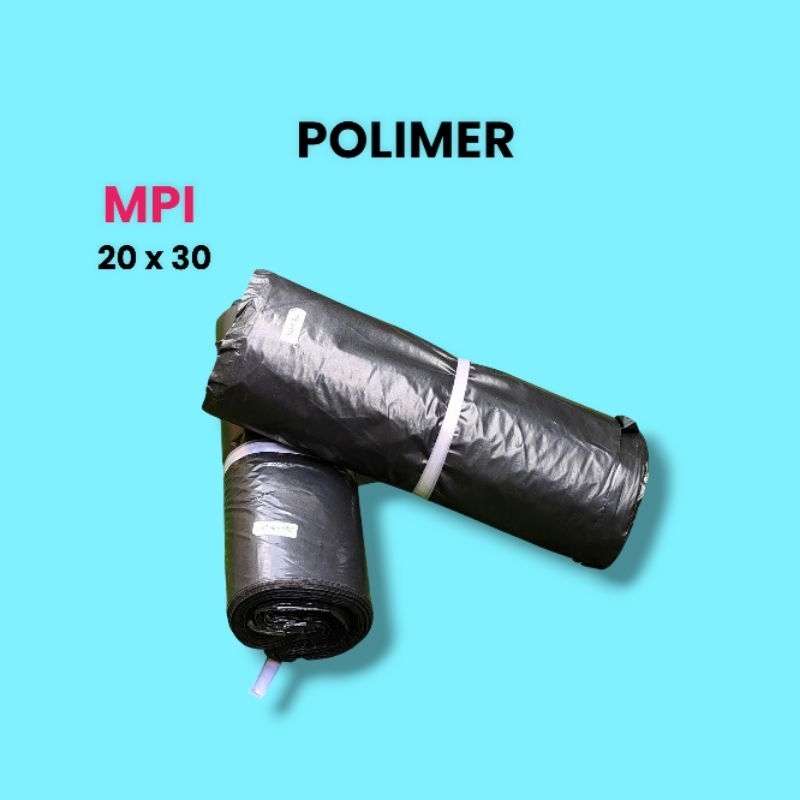 

Polimer plastik packing 20 x 30 hitam