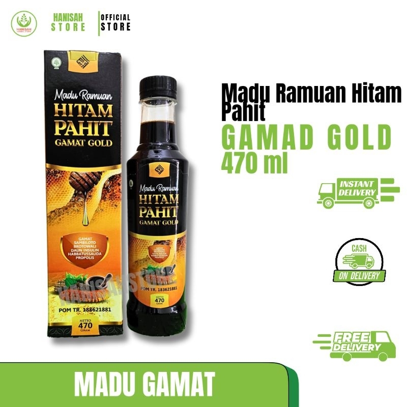 

Madu Hitam Pahit Gamat Gold 470gr