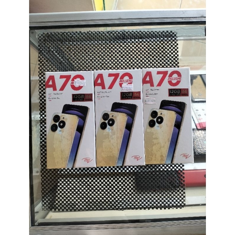 Itel A70 AWESOME 4+8/64 new garansi resmi