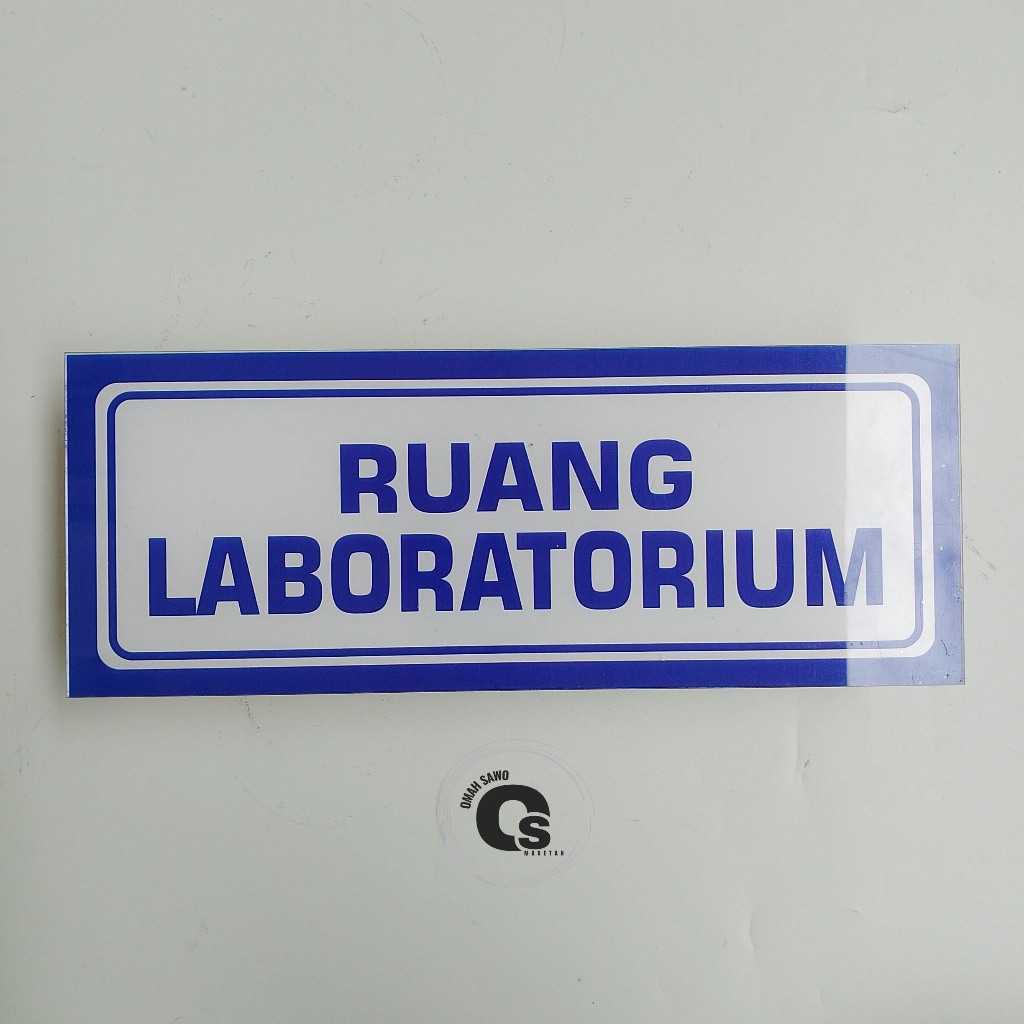 

Akrilik Ruang Labolatorium - Lab - Akrilik Nama Ruang