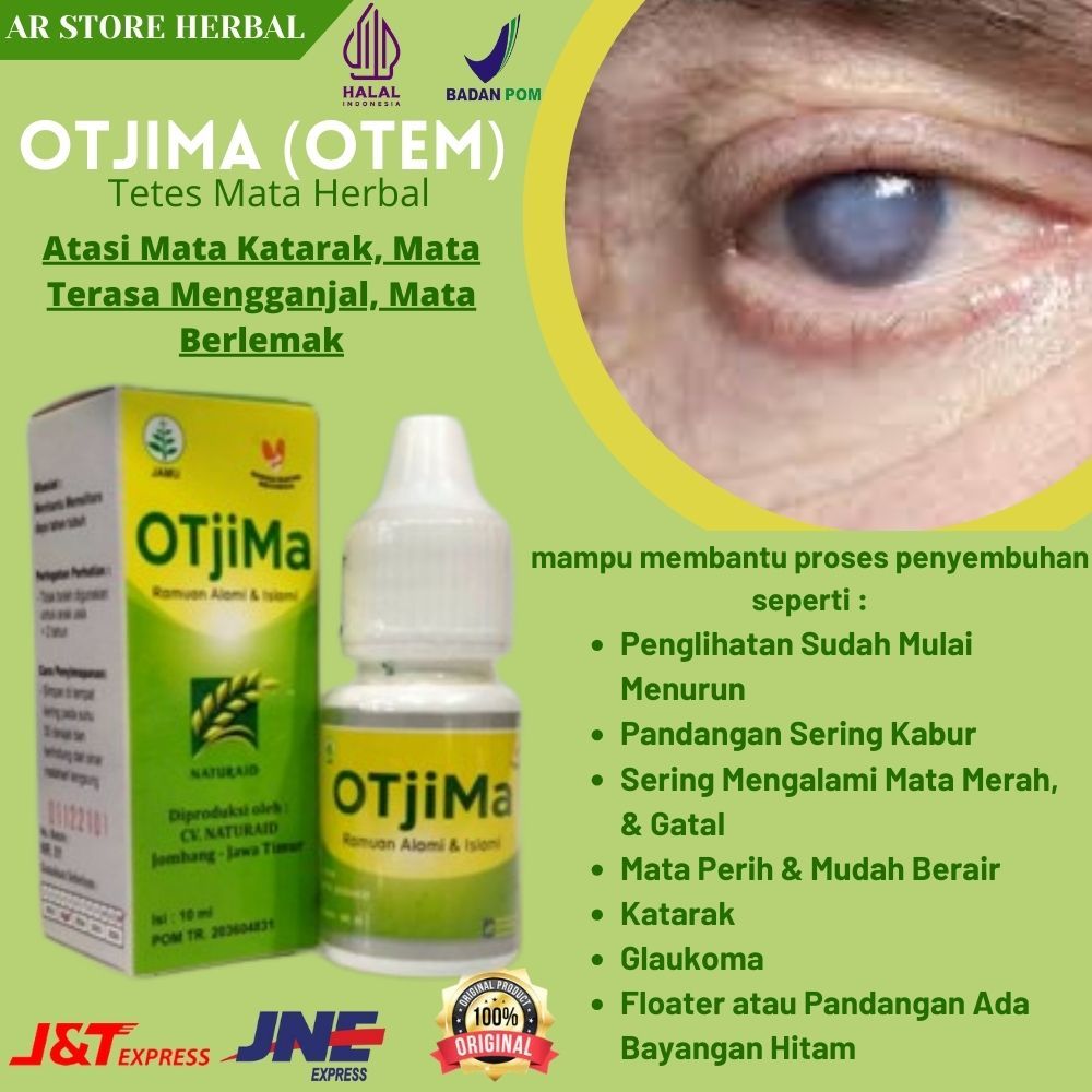 Obat Tetes Mata Herbal OTJIMA // Atasi Mata Katarak, Mata Terasa Mengganjal, Mata Berlemak