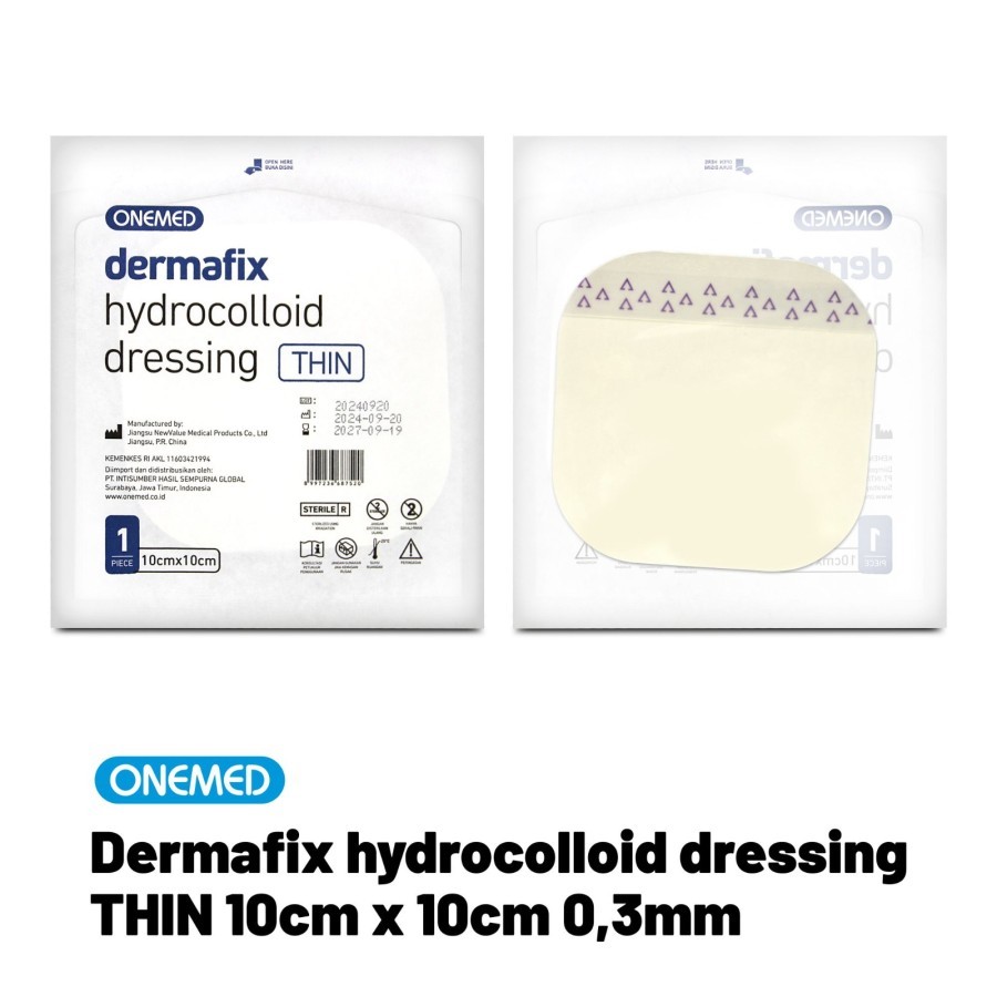 nemed | Dermafix Hydrocolloid Dressing Thin 0.3 mm | Hydrocolloid Foam Dressing