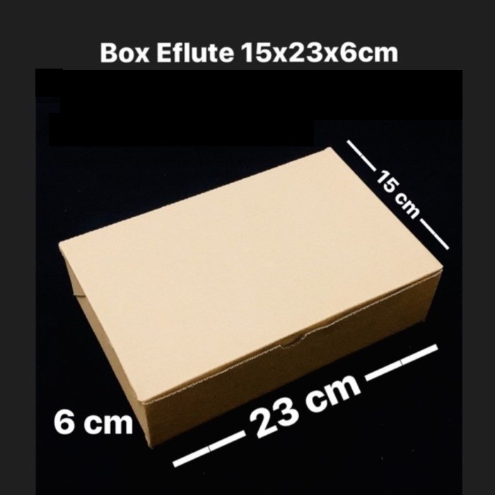 

(10 Pcs)Dus Eflute Snack Packaging 15x23x6cm Kotak Hampers Kado Baju Box Kue Pie Brownies Mini