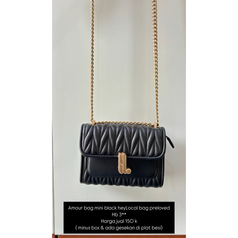 Amour bag mini black heylocal