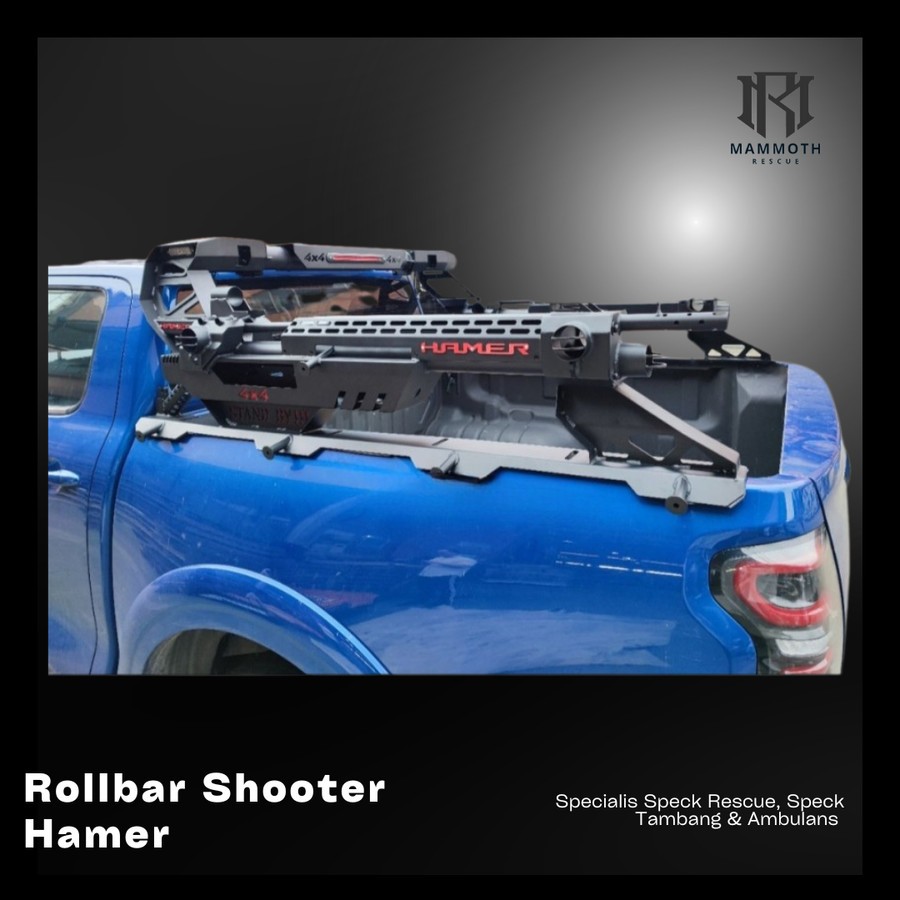 roll bar hilux triton ranger navara dmax colorado model HAMER shooter AK-47