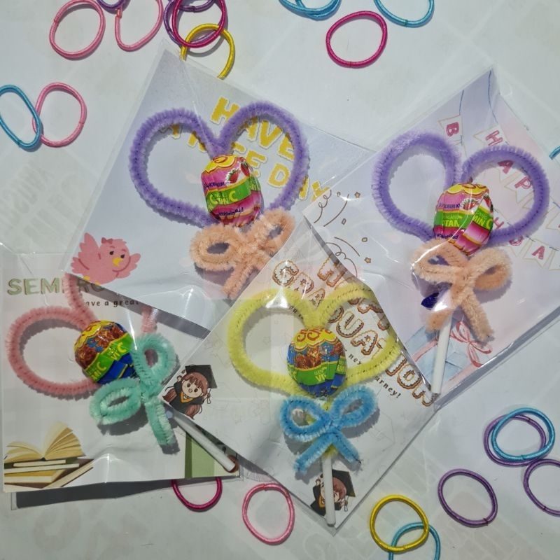 

Congratulations Candy (Mini Gift/Kado/Souvenir/Permen Kawat Bulu/Mini Hampers)