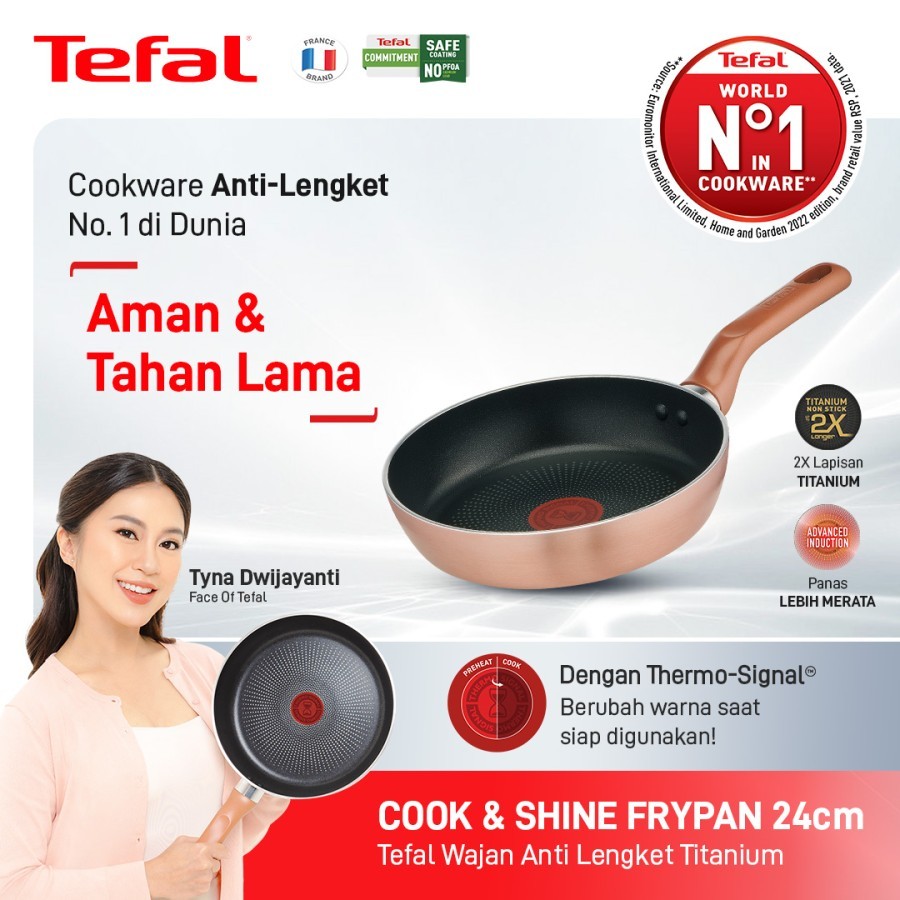 Tefal Cook & Shine Frypan 24cm