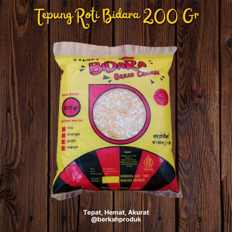 

Tepung Roti Tepung Panir MIX Bidara 200 Gram / Pcs