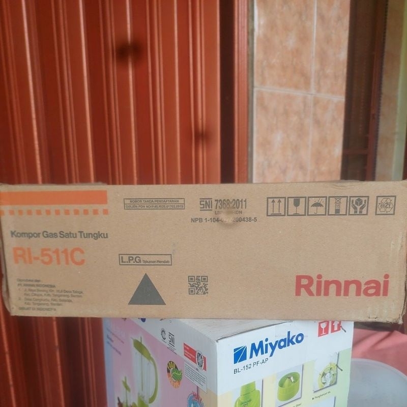 Kompor gas rinnai 1 tungku/kompor gas rinnai 511c