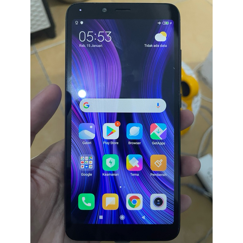 HANDPHONE XIAOMI REDMI 6A 2/16GB BLACK SECOND / HP MURAH SECOND