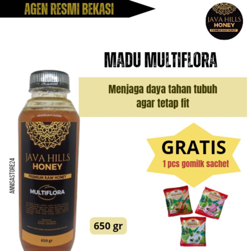 

Madu Multiflora 650gr Javahills Honey - untuk meningkatkan daya tahan tubuh