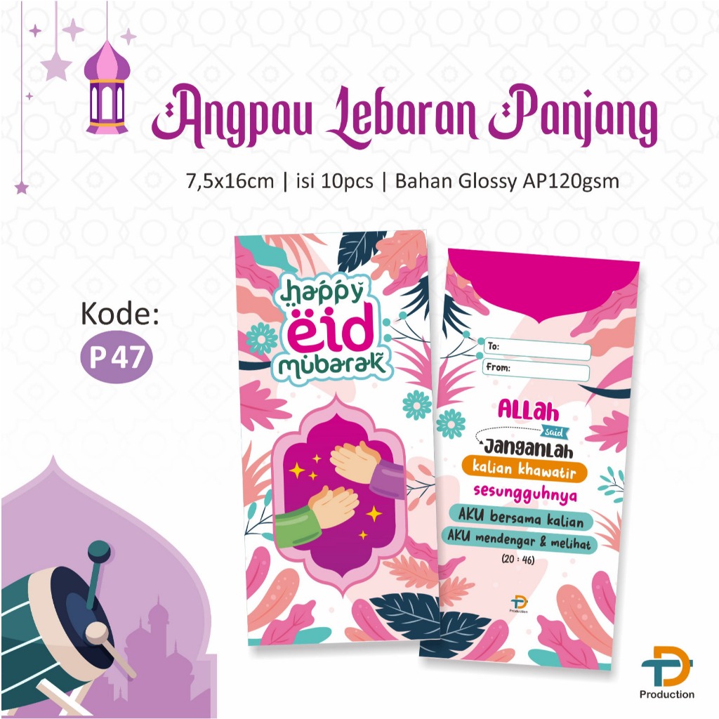 

Amplop Panjang Lebaran Idul Fitri (isi 10pcs) Amplop Karakter Angpao Lucu