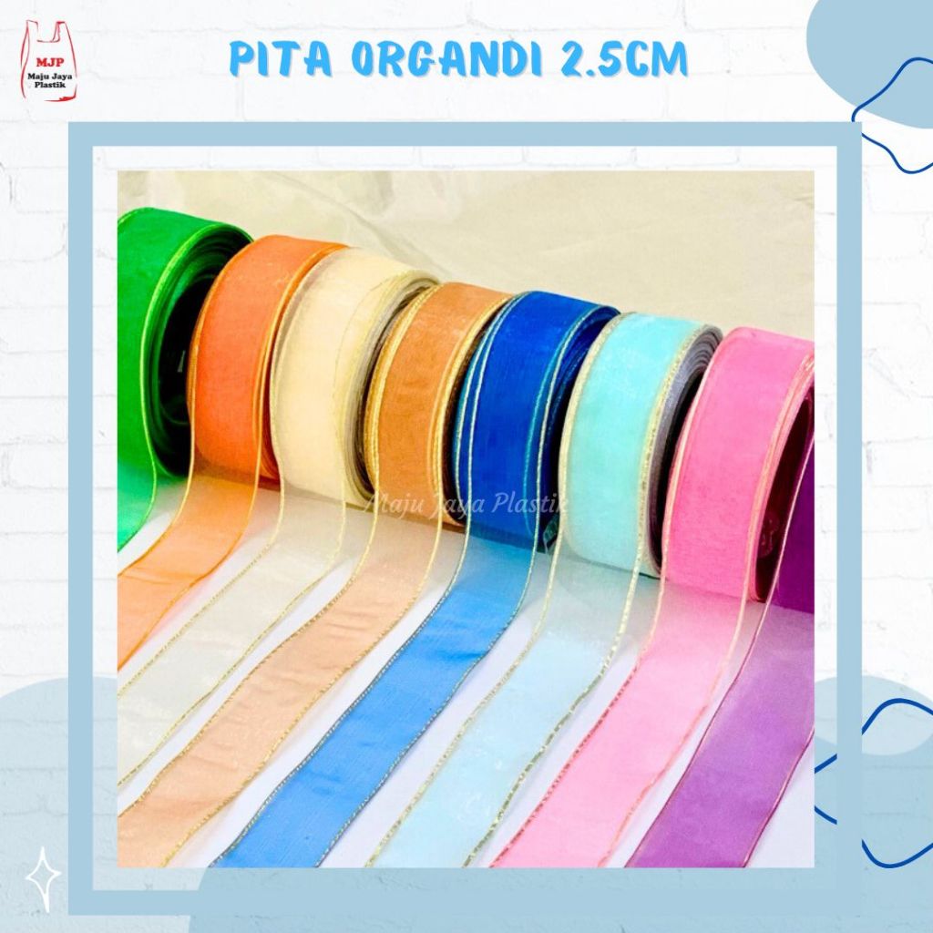 

Pita Organdi List Emas 2cm Pita Fishtail Korea 2.5cm Per Roll Pita Hampers Pita Natal Christmas Eid