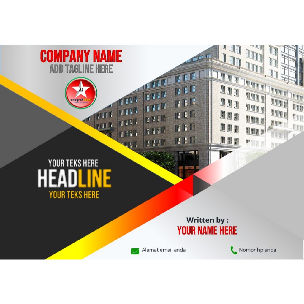 

Cover Buku Makalah Bentuk Template PPT Ukuran 21x29.7 Model Landscape