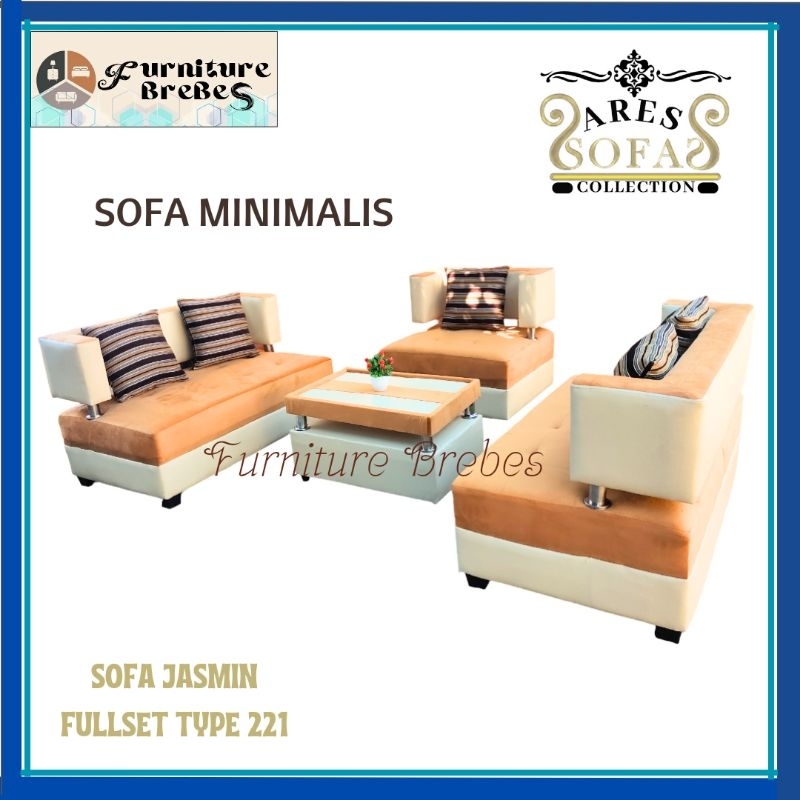 Sofa jasmin 221 / sofa ruang tamu / kursi sofa minimalis termurah brebes tegal cirebon