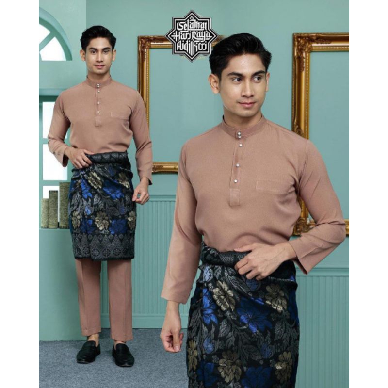 BAJU TELUK BELANGA PRIA MELAYU SET BAJU KOKO MELAYU  TELUK BELANGA PRIA MELAYU BAJU MELAYU PRIA SET 