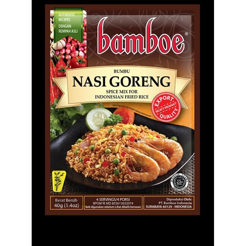 

Bamboe Bumbu Nasi Goreng Spice Mix For Indonesian Fried Rice