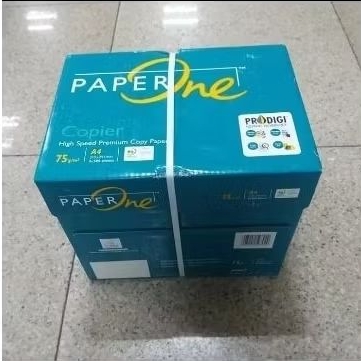 

Kertas A4 70Gr Paperone 1 Dus (5 Rim) / Kertas HVS A4 70Gr Paperone