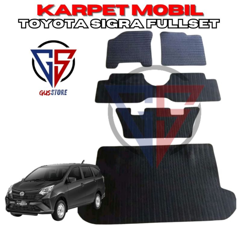 karpet mobil sigra daihatsu alas kaki fullset sigra matras