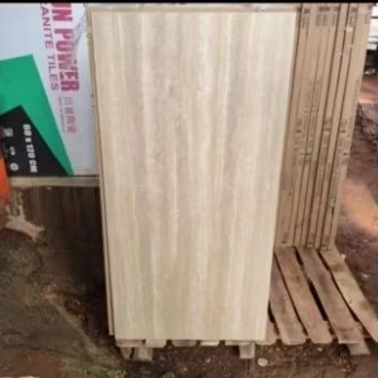 granit motif kayu 60x120 roman travertino matt