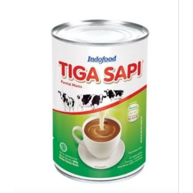 

Susu Kental Manis Tiga Sapi Indofood 490 gram