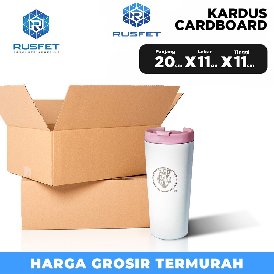 

KARDUS PACKING KARTON BOX 20x11x11cm Dus Kotak Packaging Polos tebal KARDUS BESAR