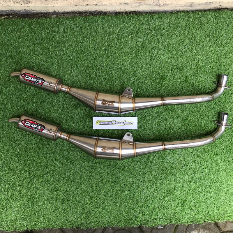 Knalpot Creampie F1Z R FizR tipe Standar Racing Stenlis ORIGINAL ASLI
