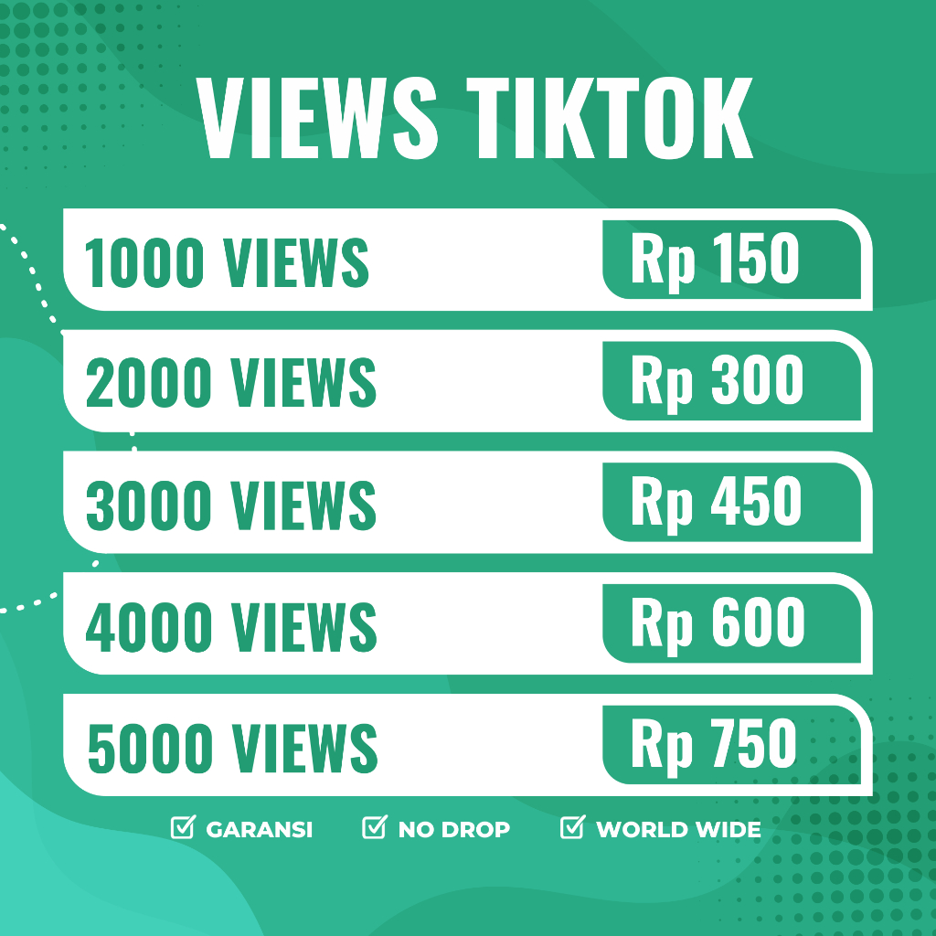 View Tiktok Fyp Tiktok Views Tiktok View Proses Cepat Permanen