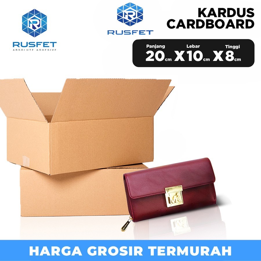 

KARDUS PACKING KARTON BOX 20x10x8cm Dus Kotak Packaging Polos tebal