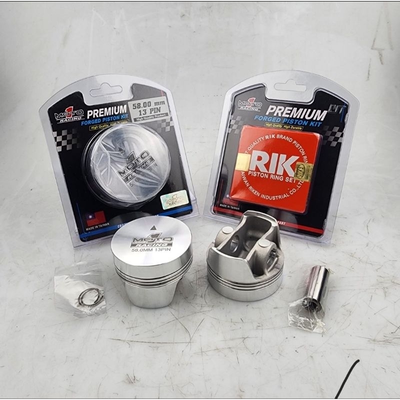 PISTON MOTO1 FORGING 58 58,5 59 PIN 13 MM TAIWAN