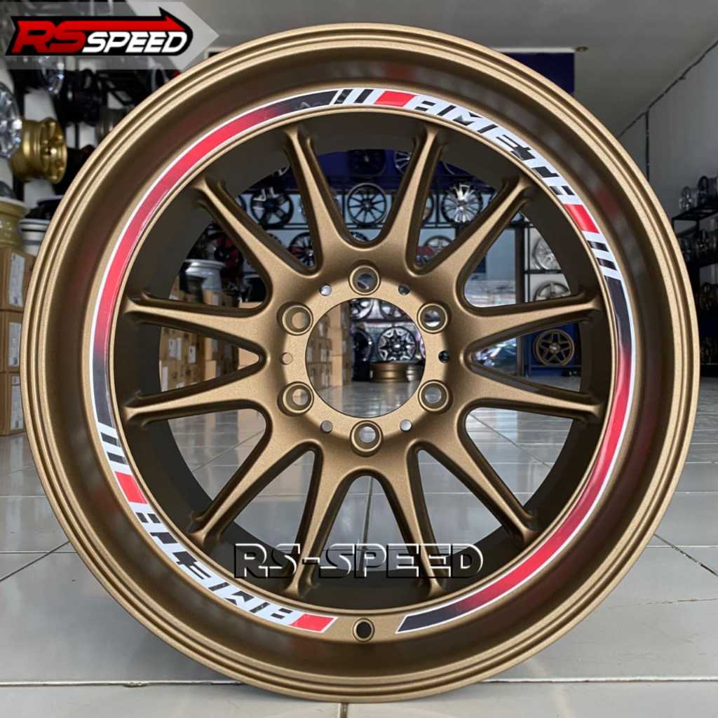 Velg Racing Mobil Pajero Fortuner Ring 18 Pelek Hsr Ameth Model Venom 5 R 18 Pcd 6x139,7 Lebar 9,5