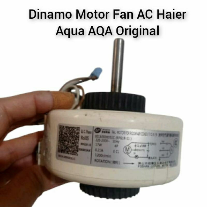Dinamo Motor Fan AC Haier Aqua AQA Original