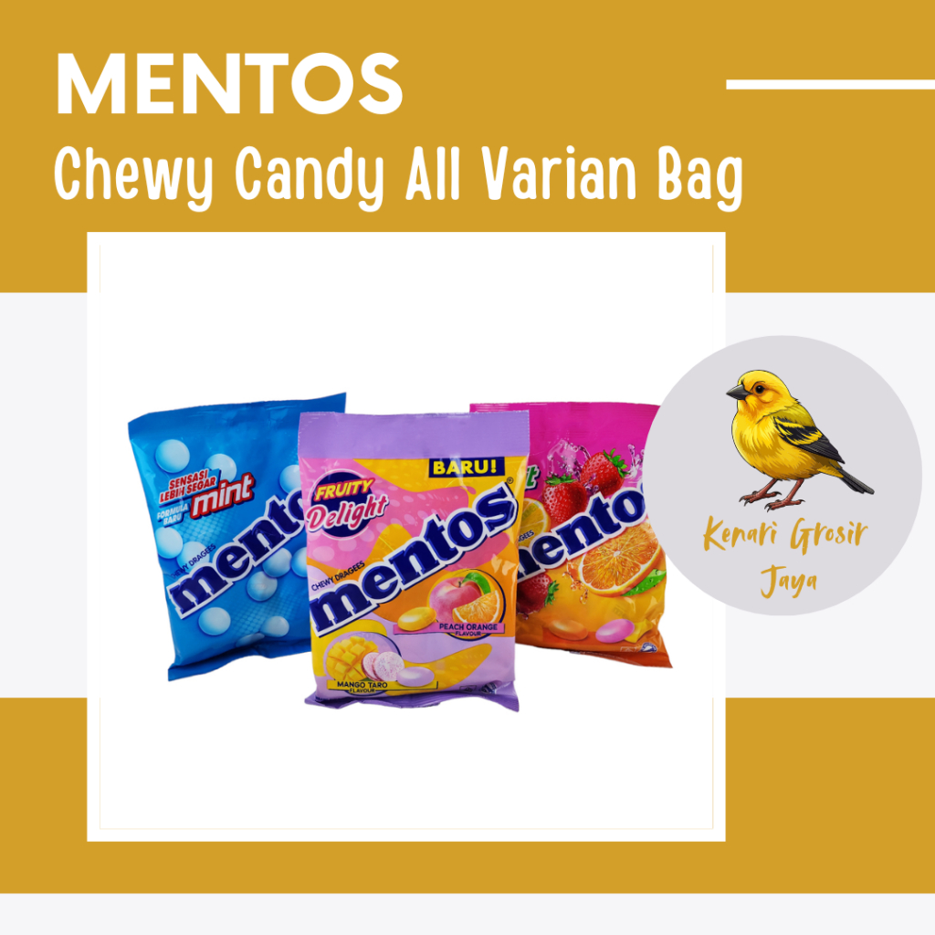 

Mentos Permen Chewy All Varian Isi 50 Pcs