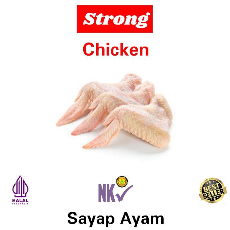 

[TERMURAH] Full Wing Sayap Ayam 1Kg