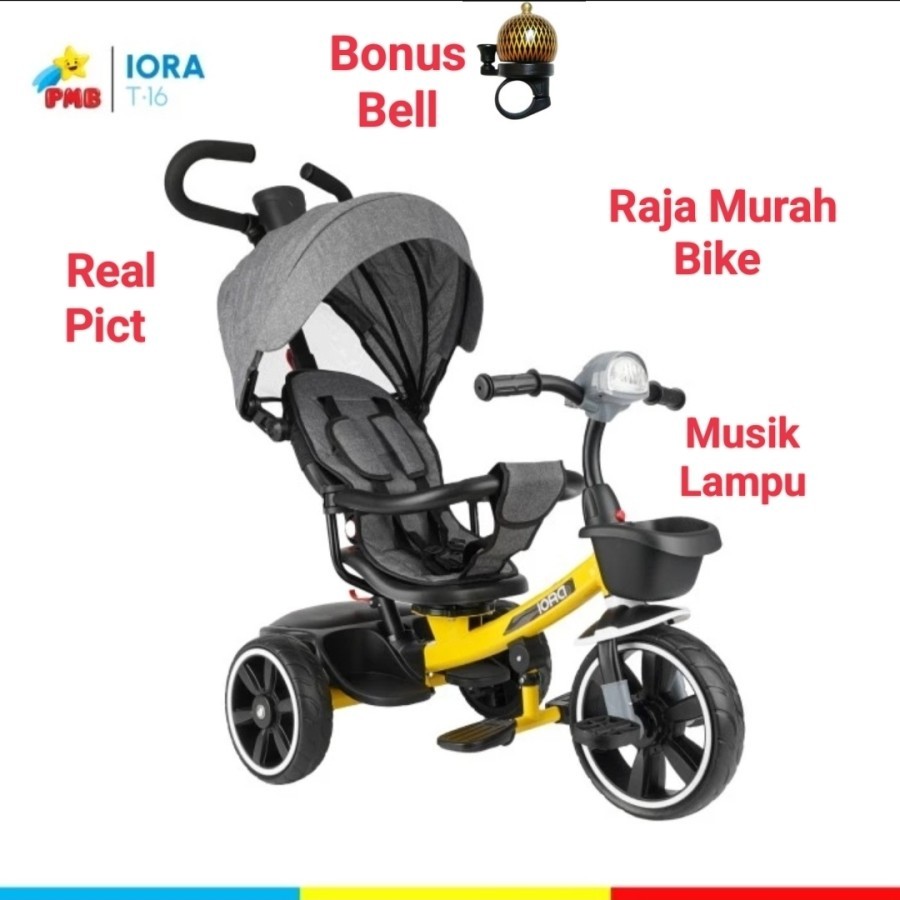 Sepeda Anak Roda Tiga Iora T16 Pmb Sepeda Roda Tiga Pmb Iora T16 Sepeda Stroller Iora