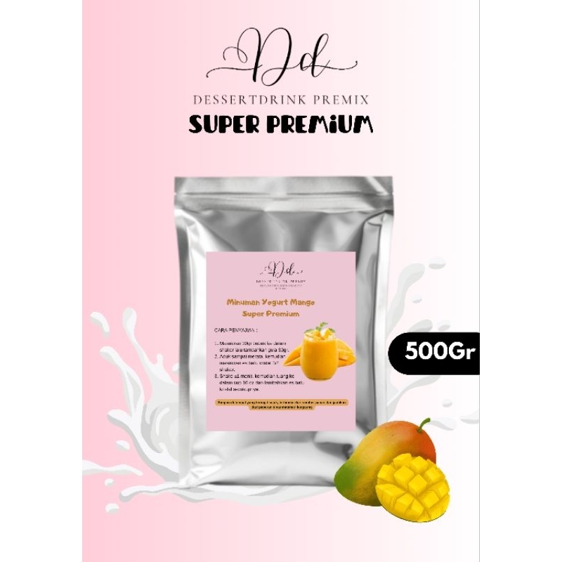 

Bubuk Minuman Yogurt MANGGA 500Gram Super Premium Dessertdrink Premix MURAH / Bubuk Yogurt 500 Gram / Yogurt Powder / Bubuk Yogurt Plain / Yogurt / Es Yogurt/ Yogurt Powder Drink / Minuman Yogurt / Yoghurt / Bubuk Minuman Yoghurt / Yoghurt Powder