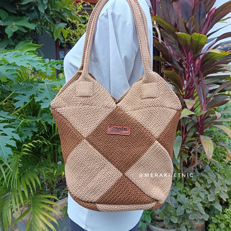 Tas Rajut Toraja Tas Bahu Rajut Tas Toraja