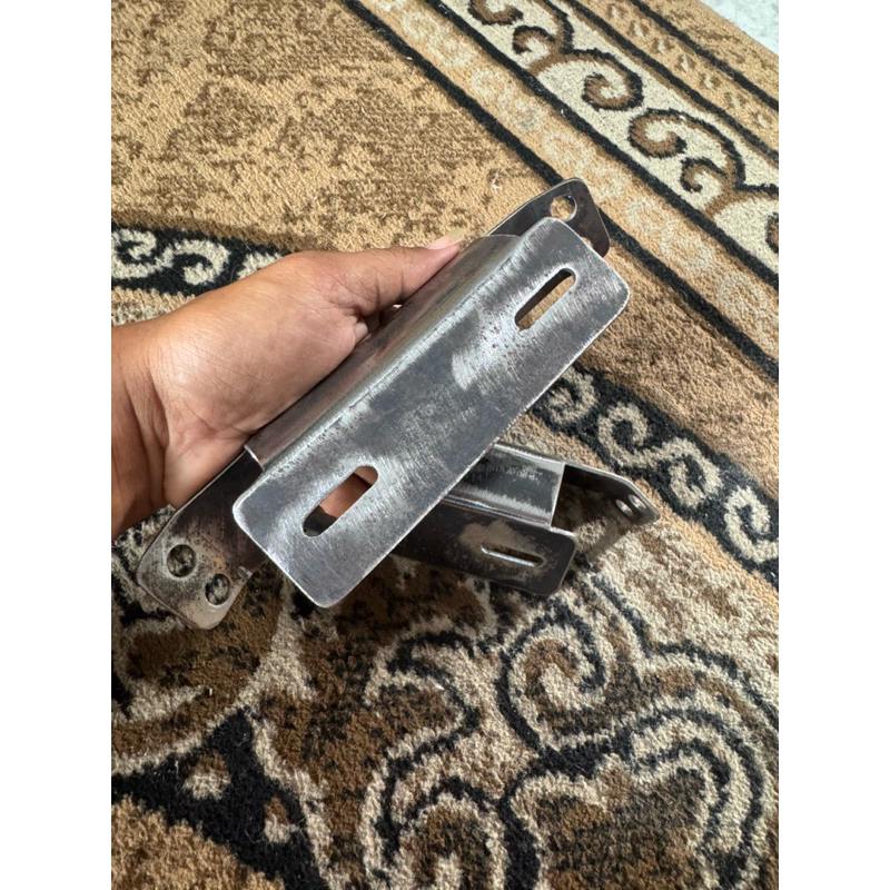 PANGKON PLAT NINJA BREKET BRAKET DUDUKAN PLAT NINJA RR PNP LAMPU PESEK RX KING CB GL MP HEREX