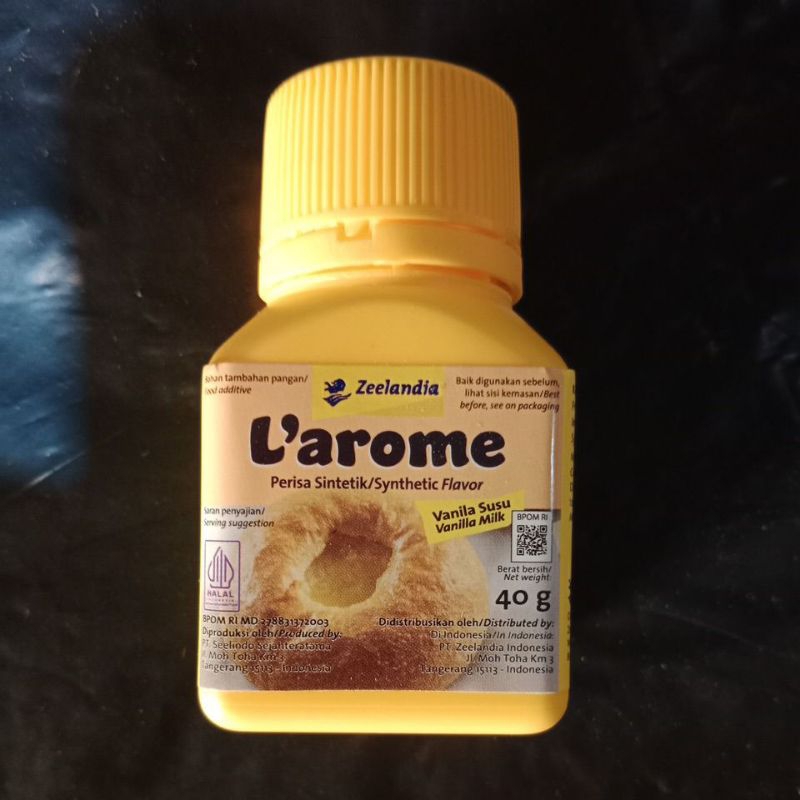 

zeelandia larome vanila milk powder 40 g / botol