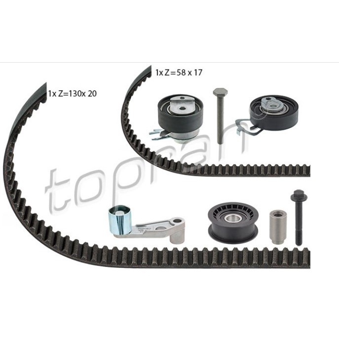 TIMING BELT KIT VW GOLF 5 MK4 POLO 111196/036198119E TOPRAN