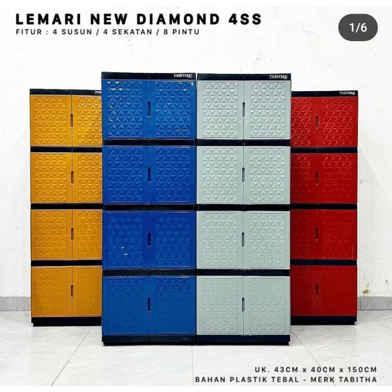 Promo Lemari 4 Susun Tabitha New Diamond Termurah