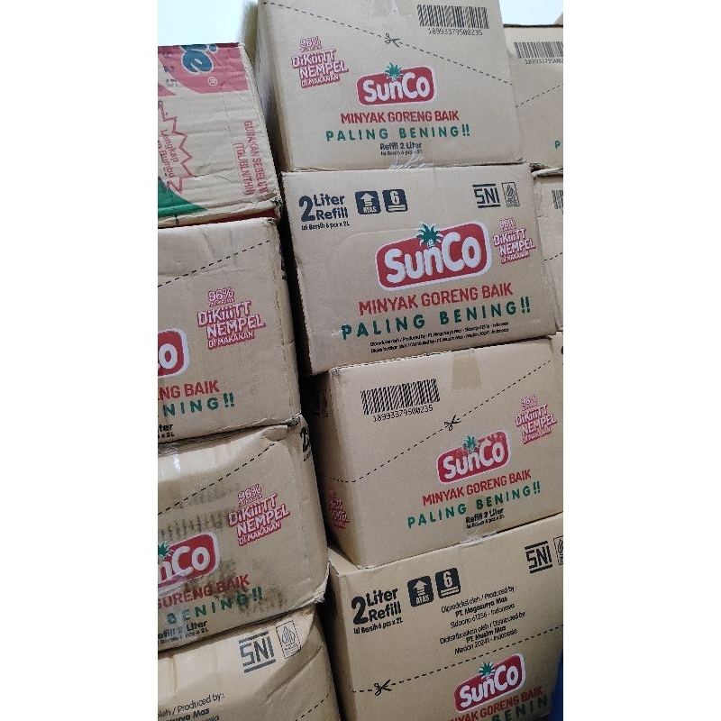 

SunCo Minyak Goreng Baik Paling Bening! 2 Liter 1duz