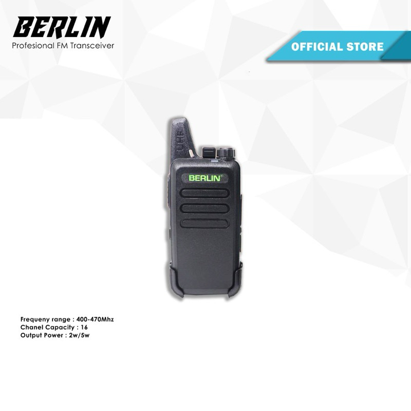 Handy Talkie (HT) Berlin BL-238 Walkie Talkie | Original, Garansi Resmi 1 Tahun